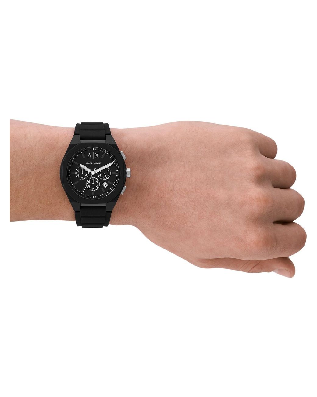 ARMANI EXCHANGE Uhr in Black für Herren