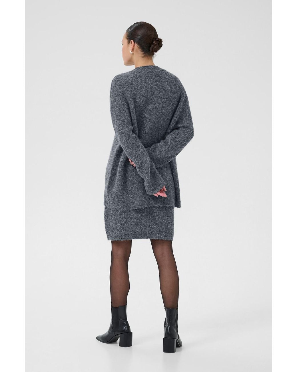Kaffe Gray Pullover Trudy