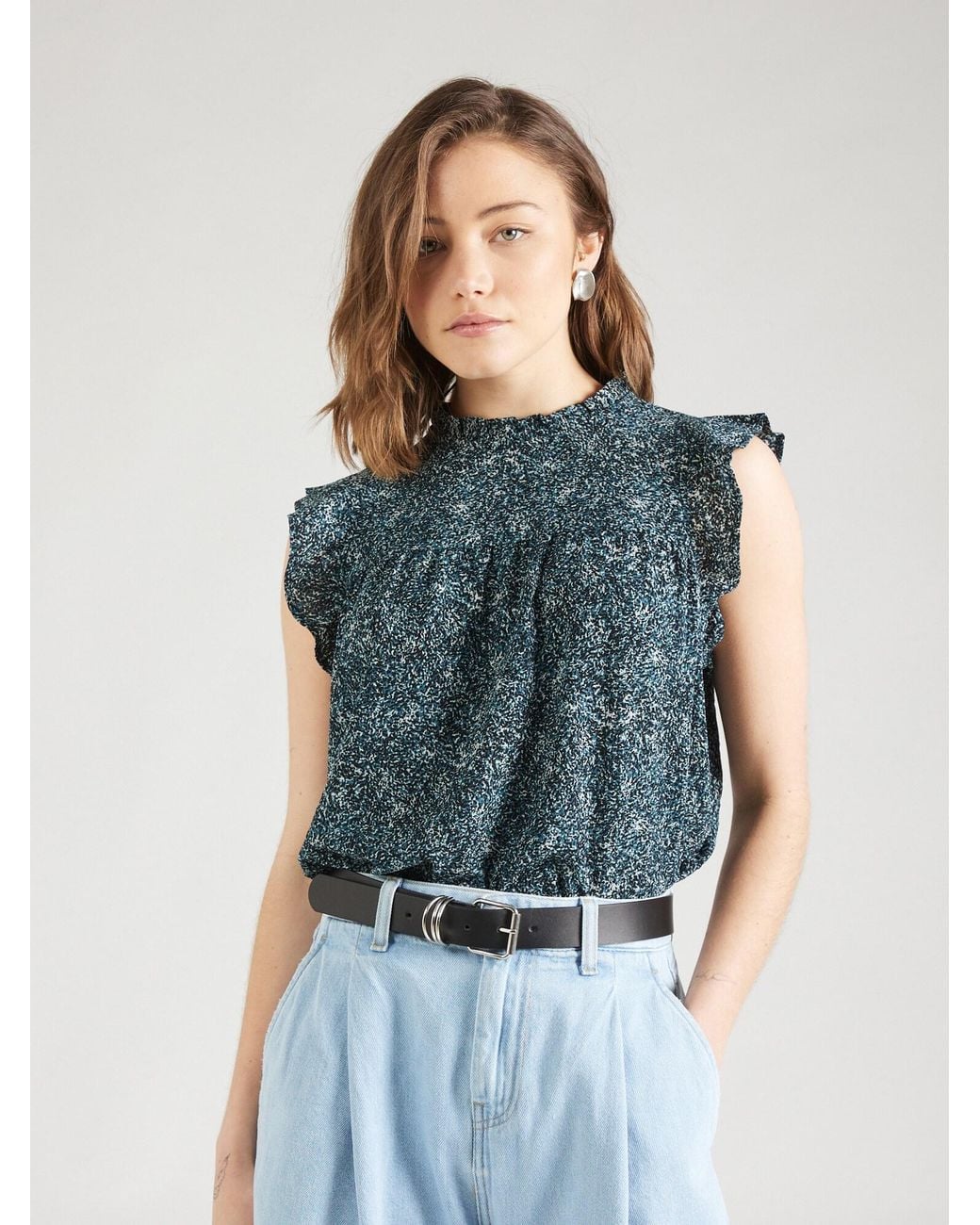 QS Blue Bluse
