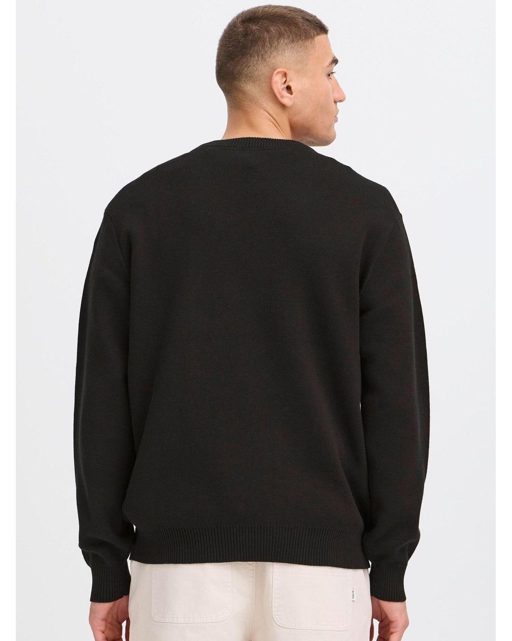Solid Strickpullover Sdryker in Black für Herren