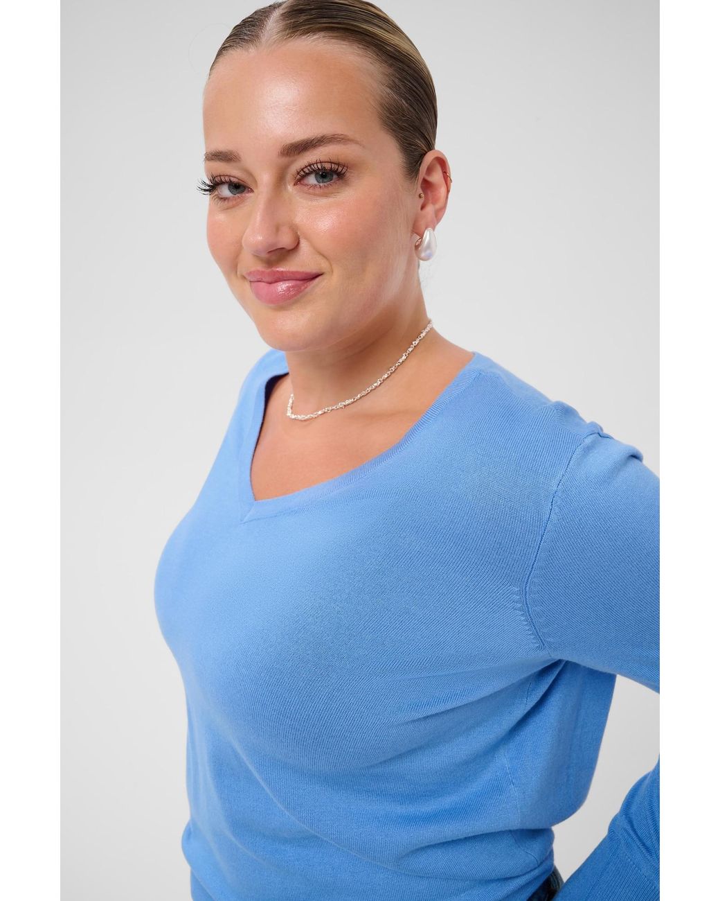 Kaffe Blue Pullover