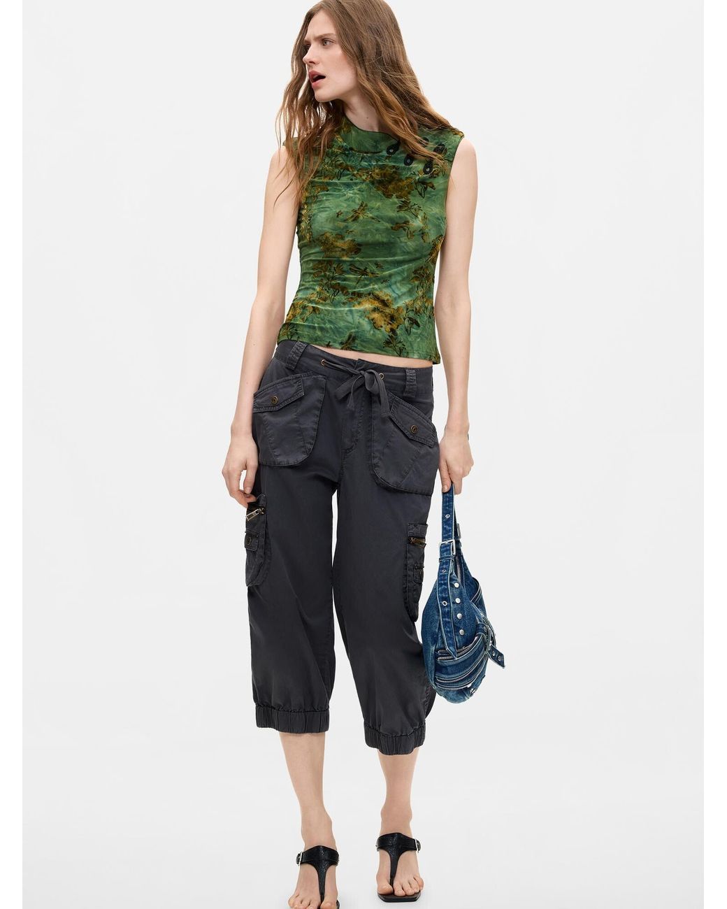 Desigual Green Top