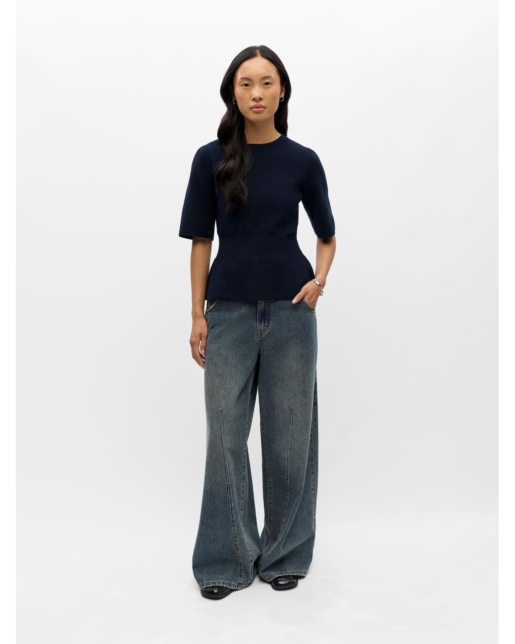 Object Blue Pullover Objmirka Andri