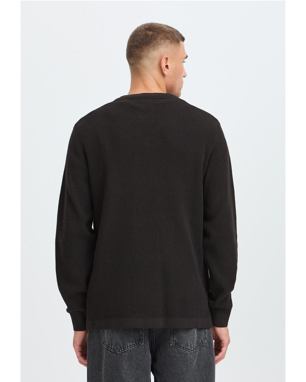Solid Pullover Sdvian in Black für Herren