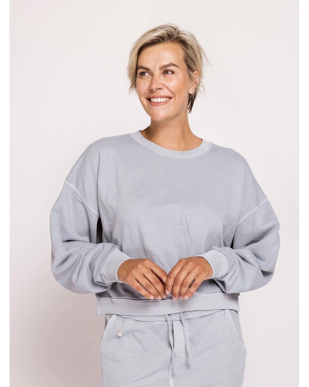 Zhrill Gray Sweatshirt Zhseray