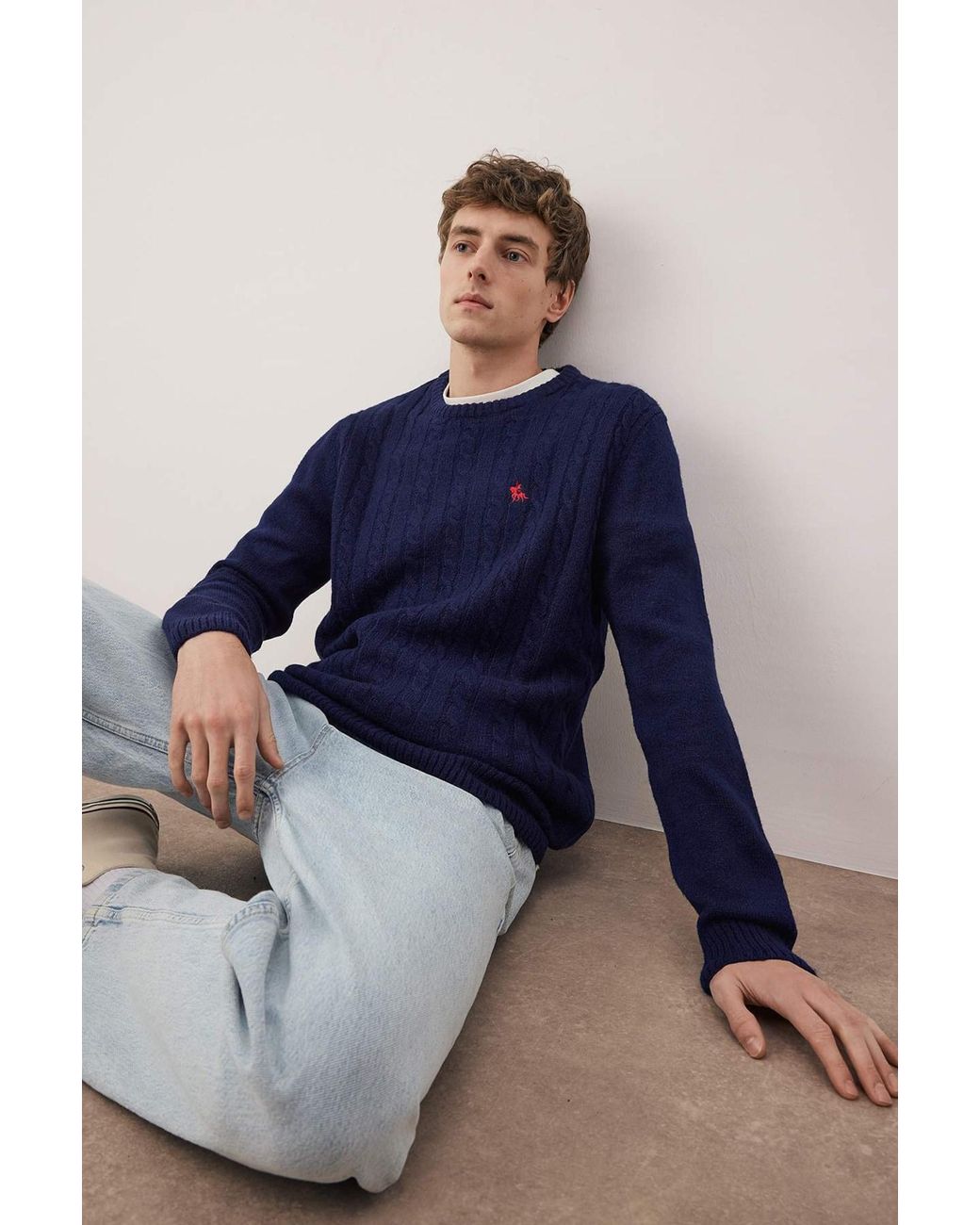 Trendyol Pullover in Blue für Herren
