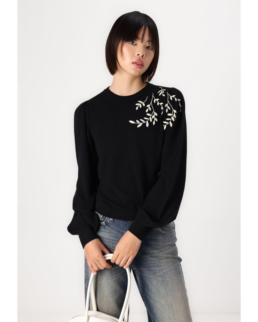 Object Black Pullover Objthess