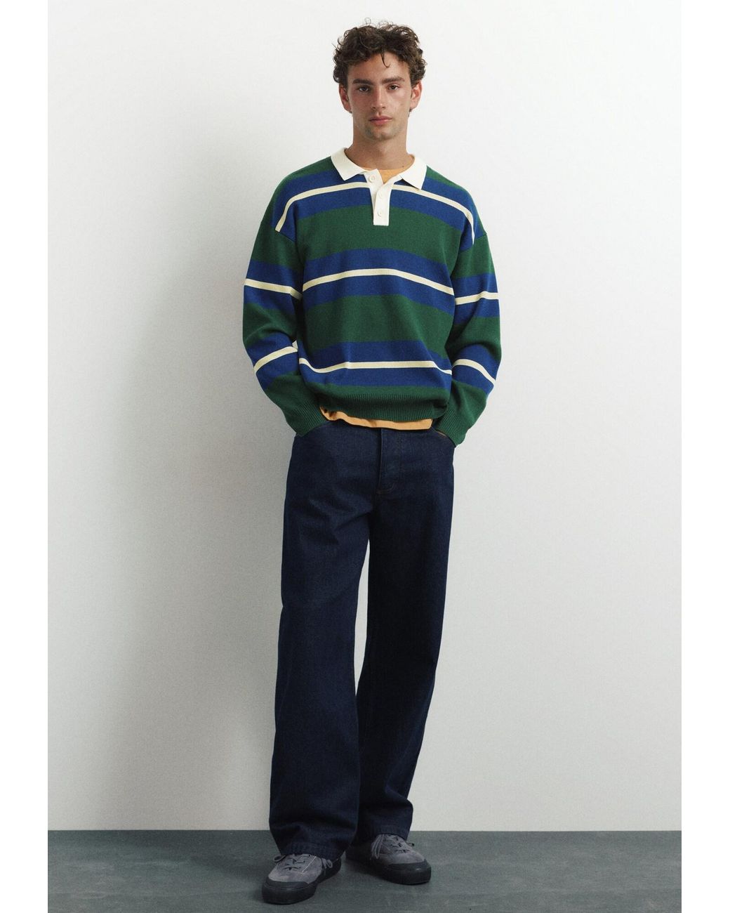 Pull&Bear Pullover in Green für Herren