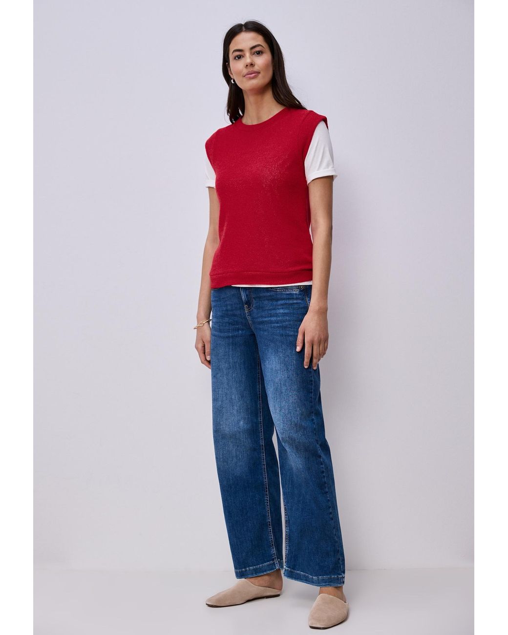 Street One Red Pullover