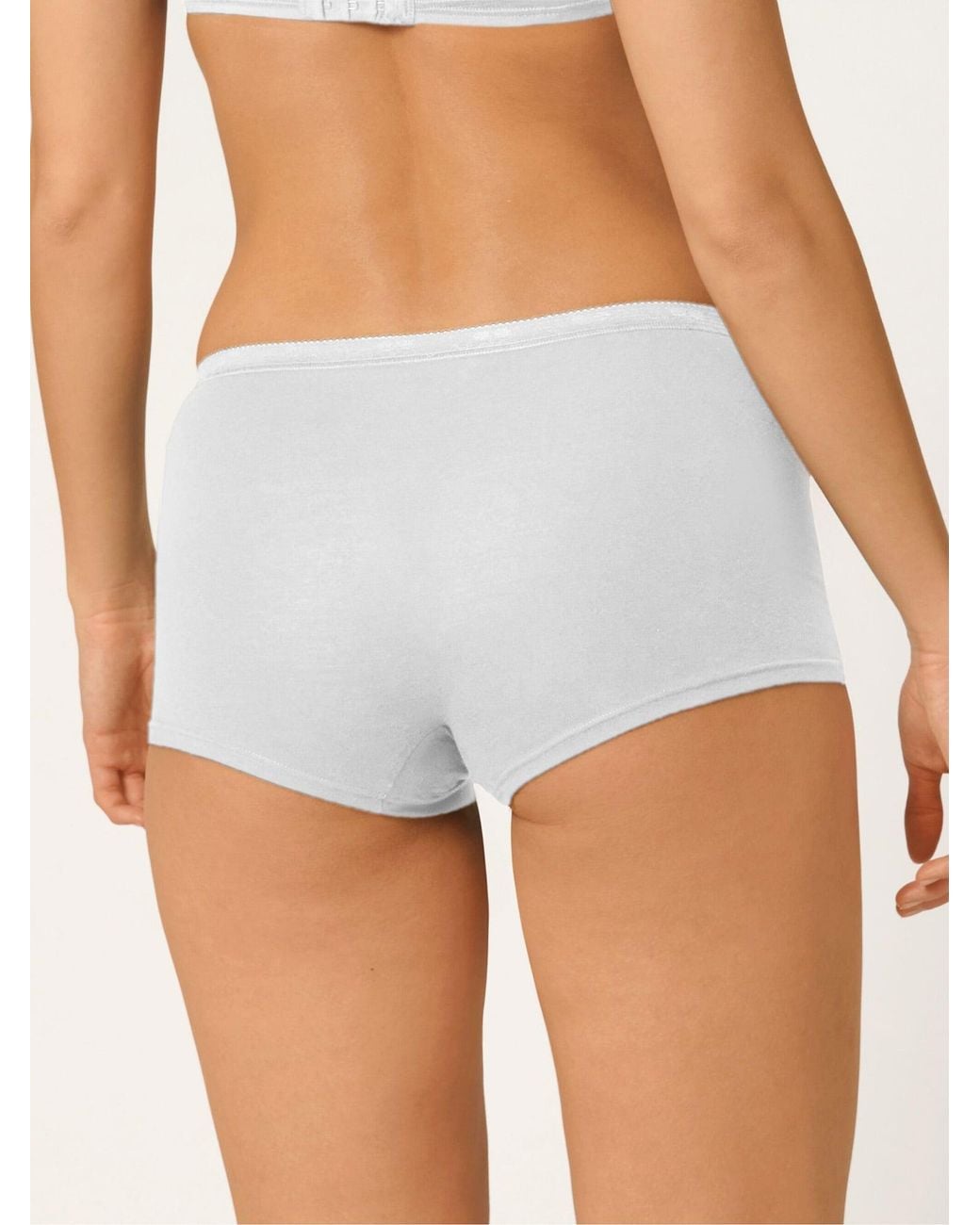 Sloggi White Retro Pants Basic Short
