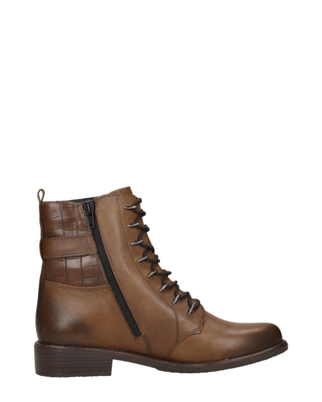 Remonte Brown Schnürstiefelette