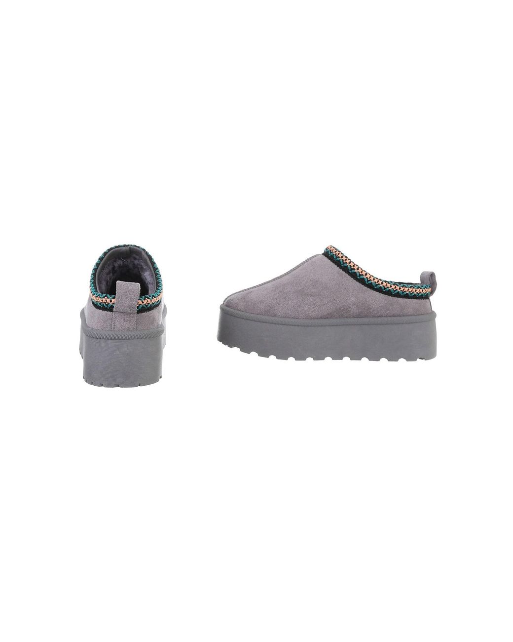 Ital-Design Gray Pantolette