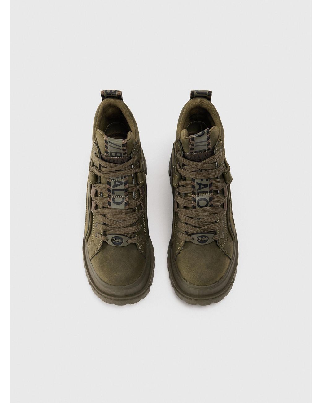 Buffalo Brown Schnürstiefelette Aspha