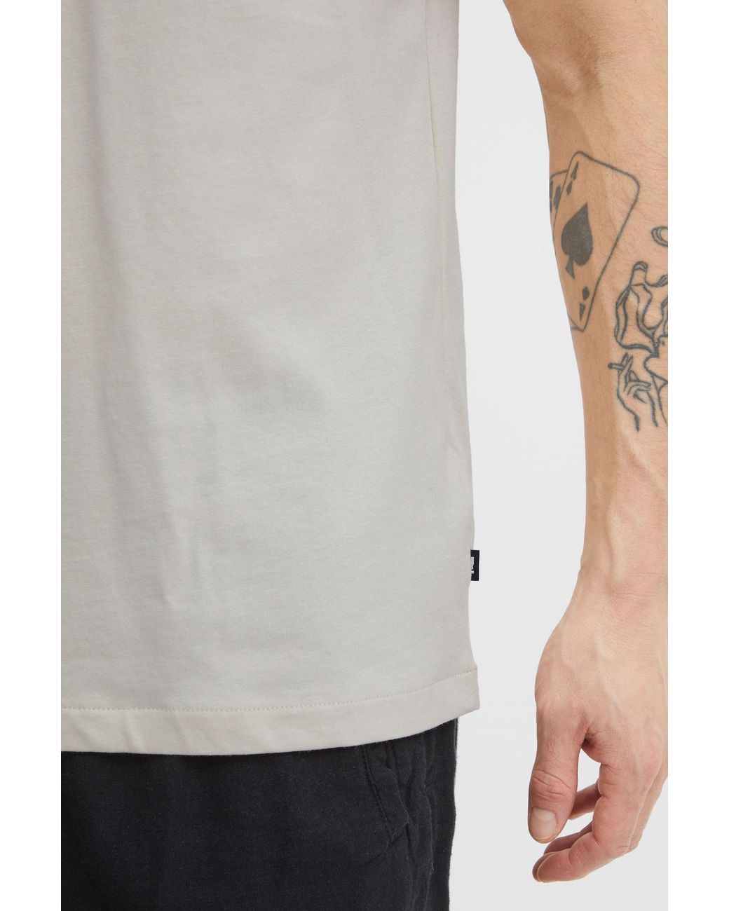 Solid Shirt in Gray für Herren