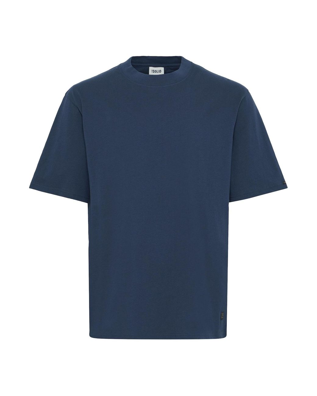 Solid Rundhalsshirt Sdjulian in Blue für Herren