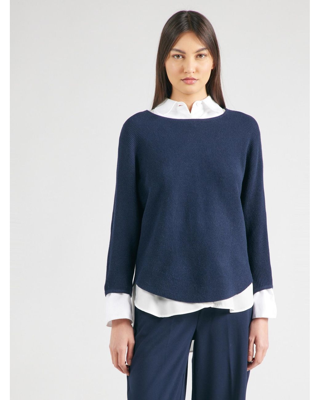 Fransa Blue Pullover Sinja