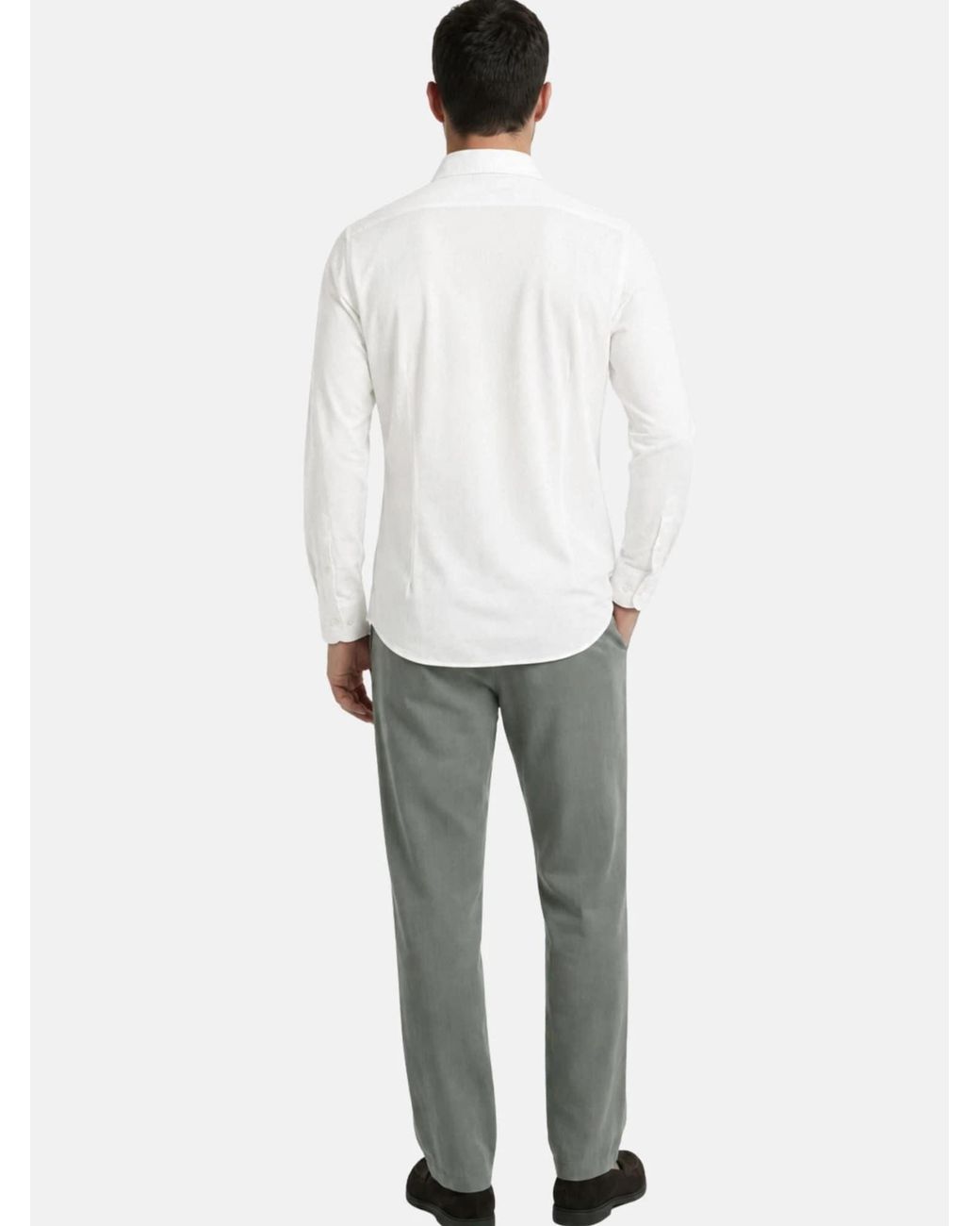 Alea Hemd Camicia Lino in White für Herren