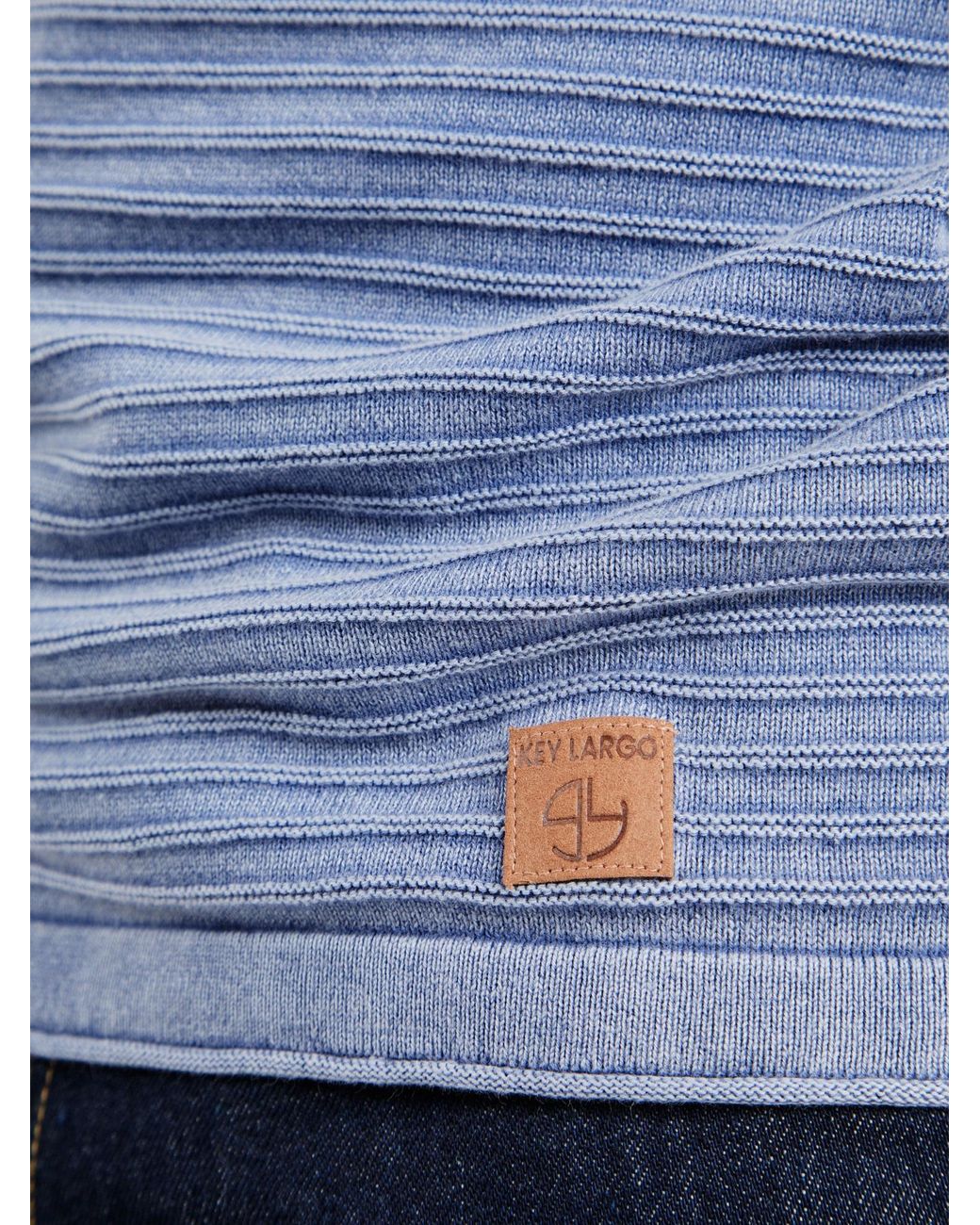 Key Largo Pullover Manuel in Blue für Herren