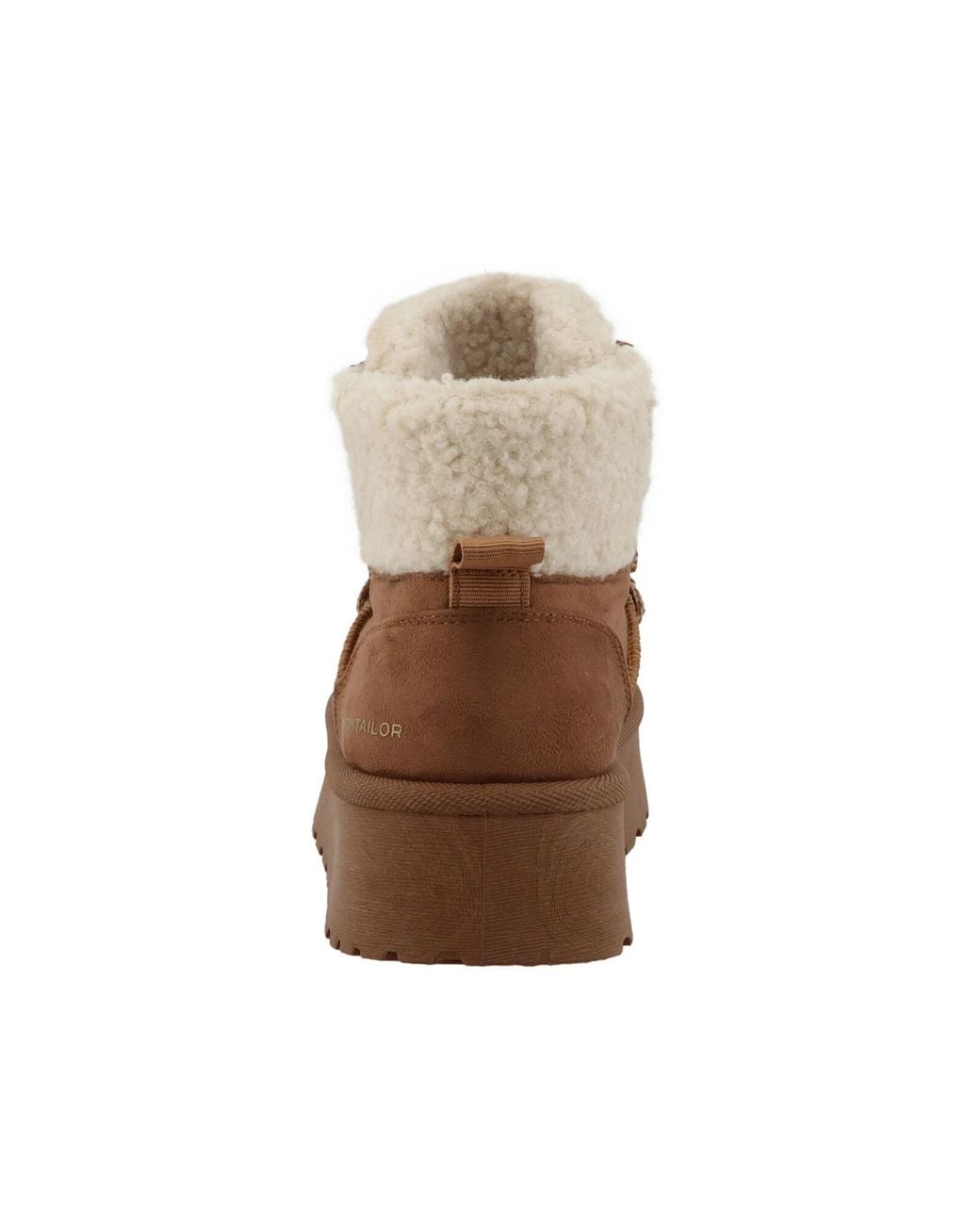 Tom Tailor Brown Schnürstiefelette
