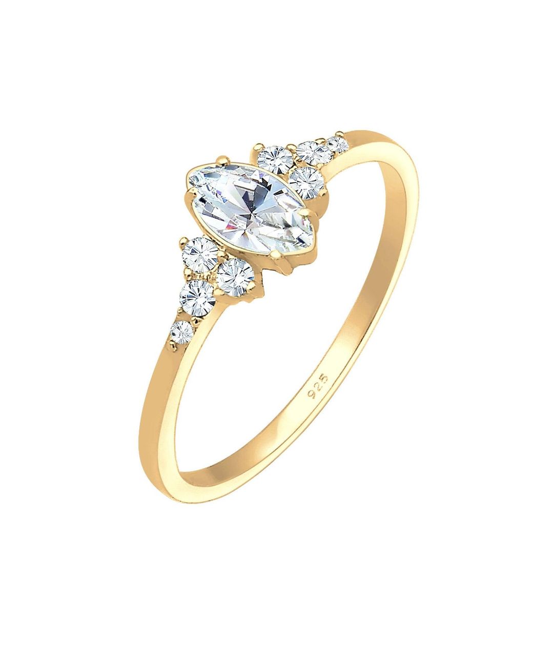 Elli Jewelry Metallic Ring Kristall