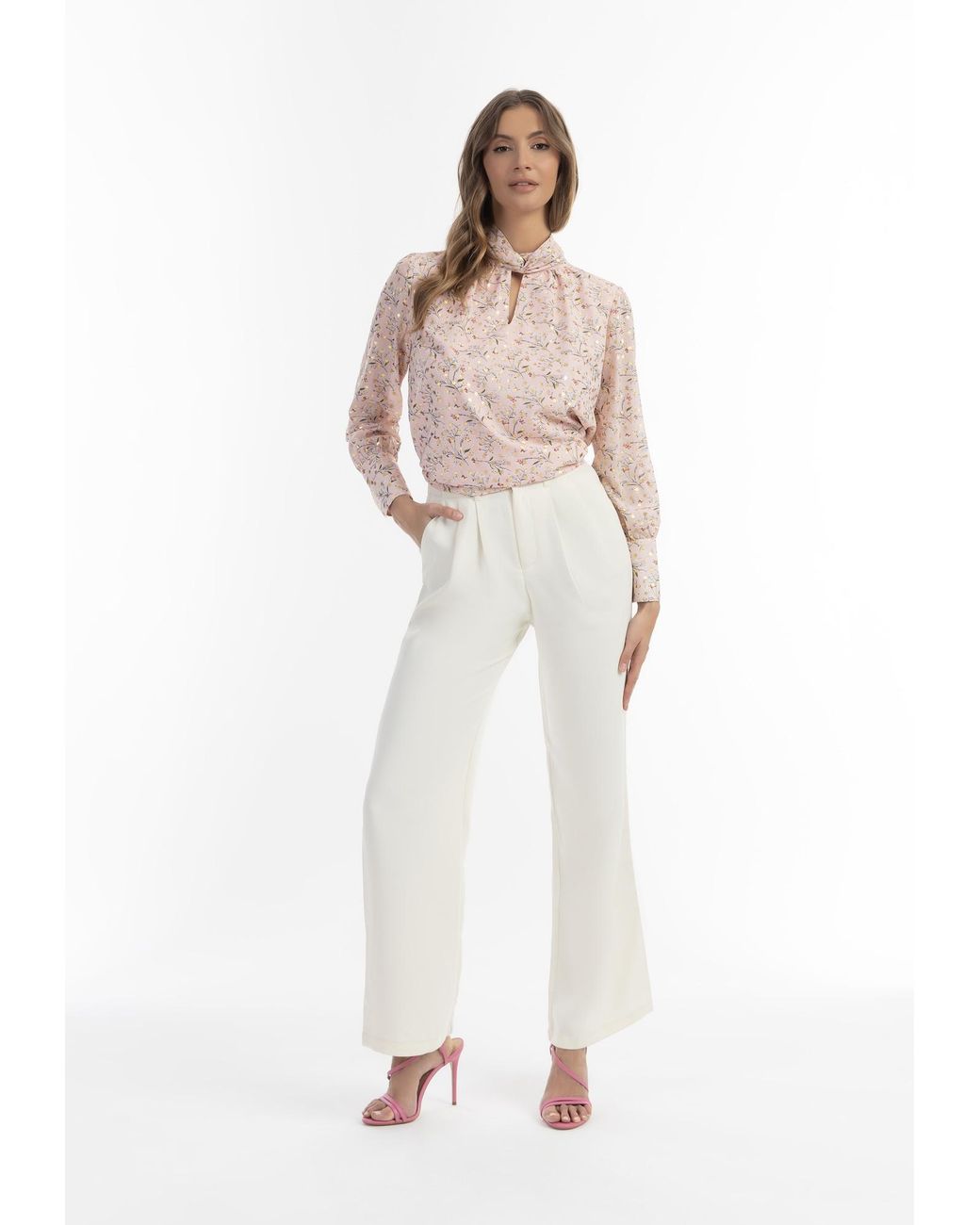 faina Pink Bluse Caneva