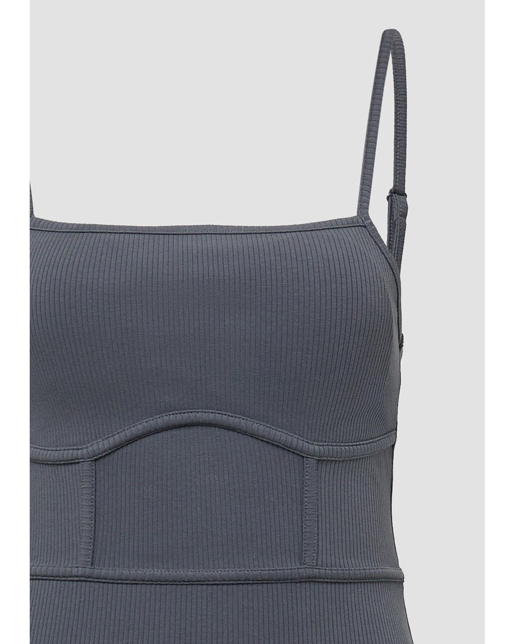 QS Gray Kleid