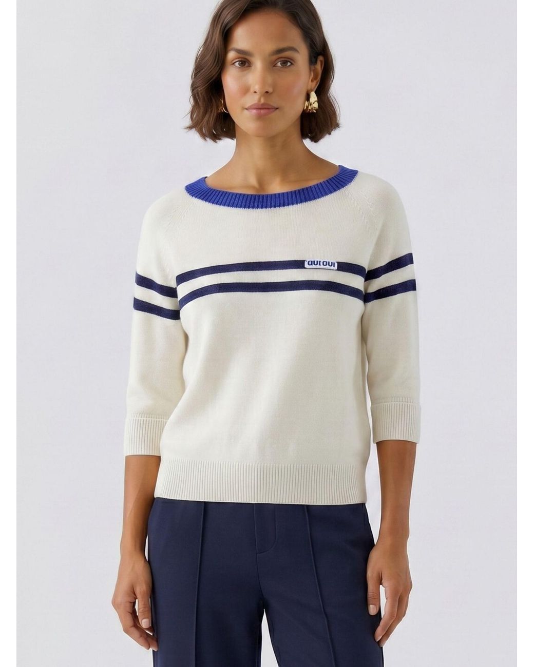 Ouí Blue Pullover