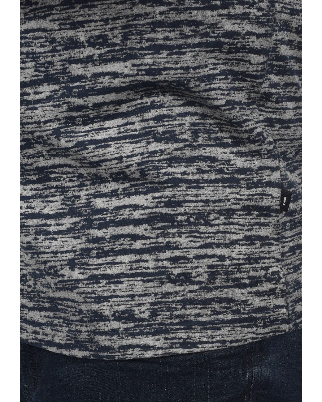 Solid Langarmshirt 'Mevan' in Blue für Herren