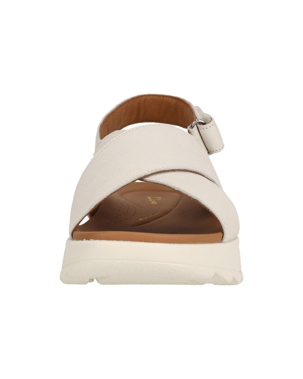 Clarks White Sandale Dashlite