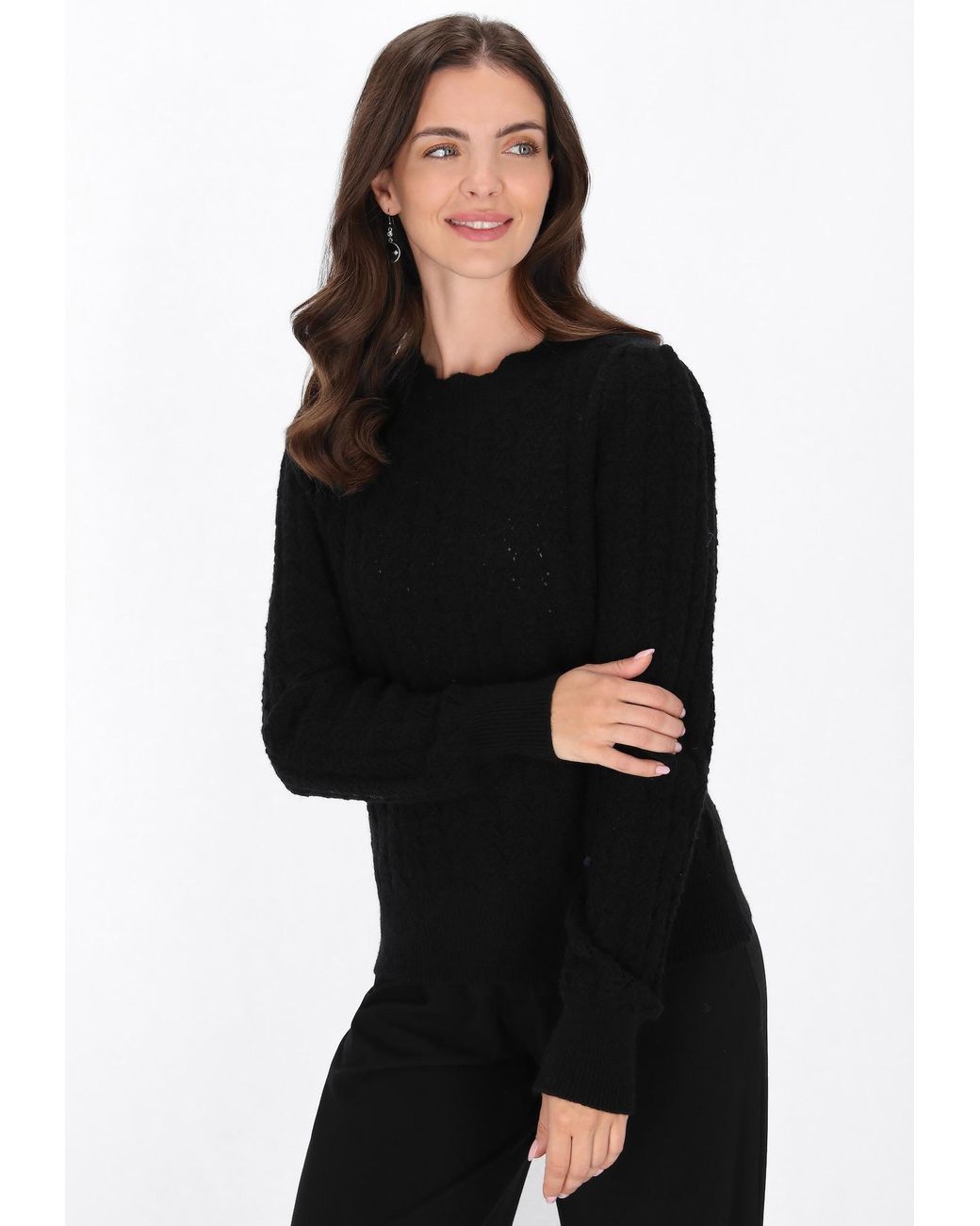 usha BLACK LABEL Black Pullover