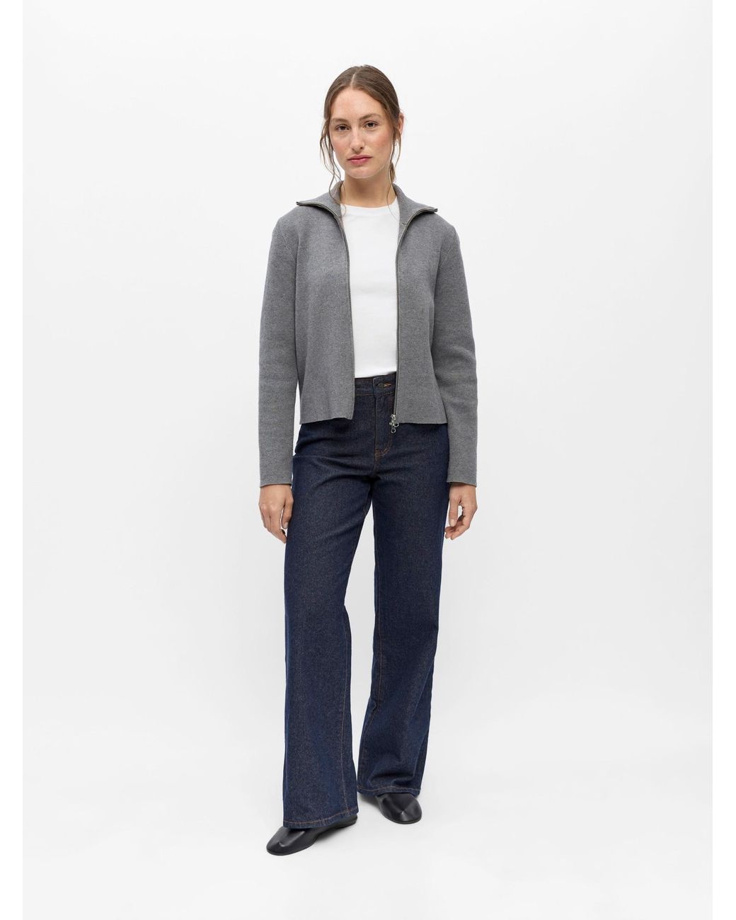 Object Gray Strickjacke Objreynard