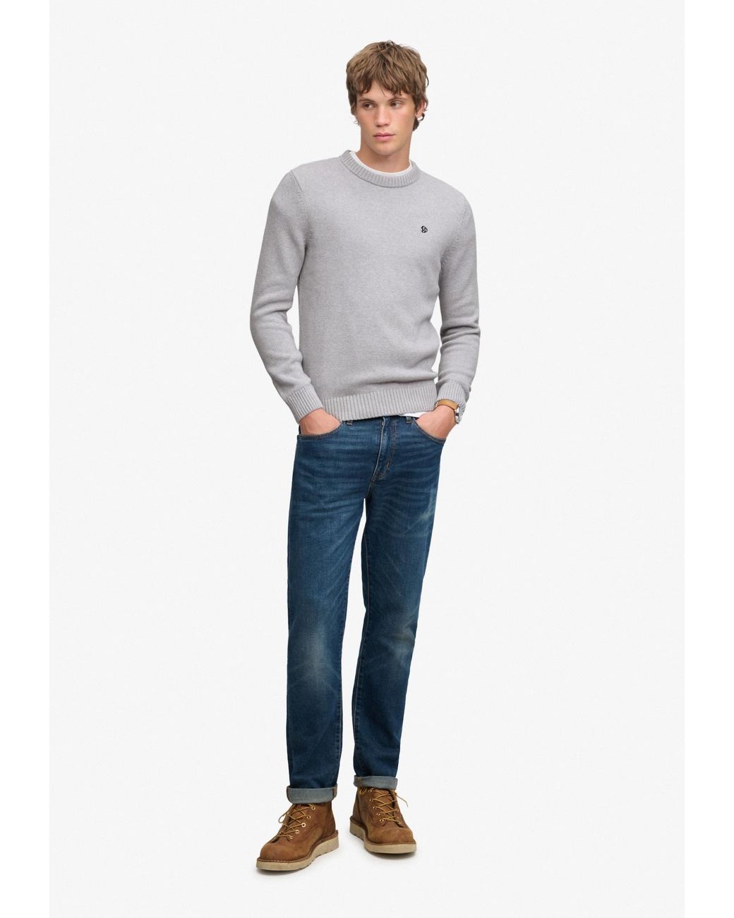 Superdry & Co Pullover in Gray für Herren