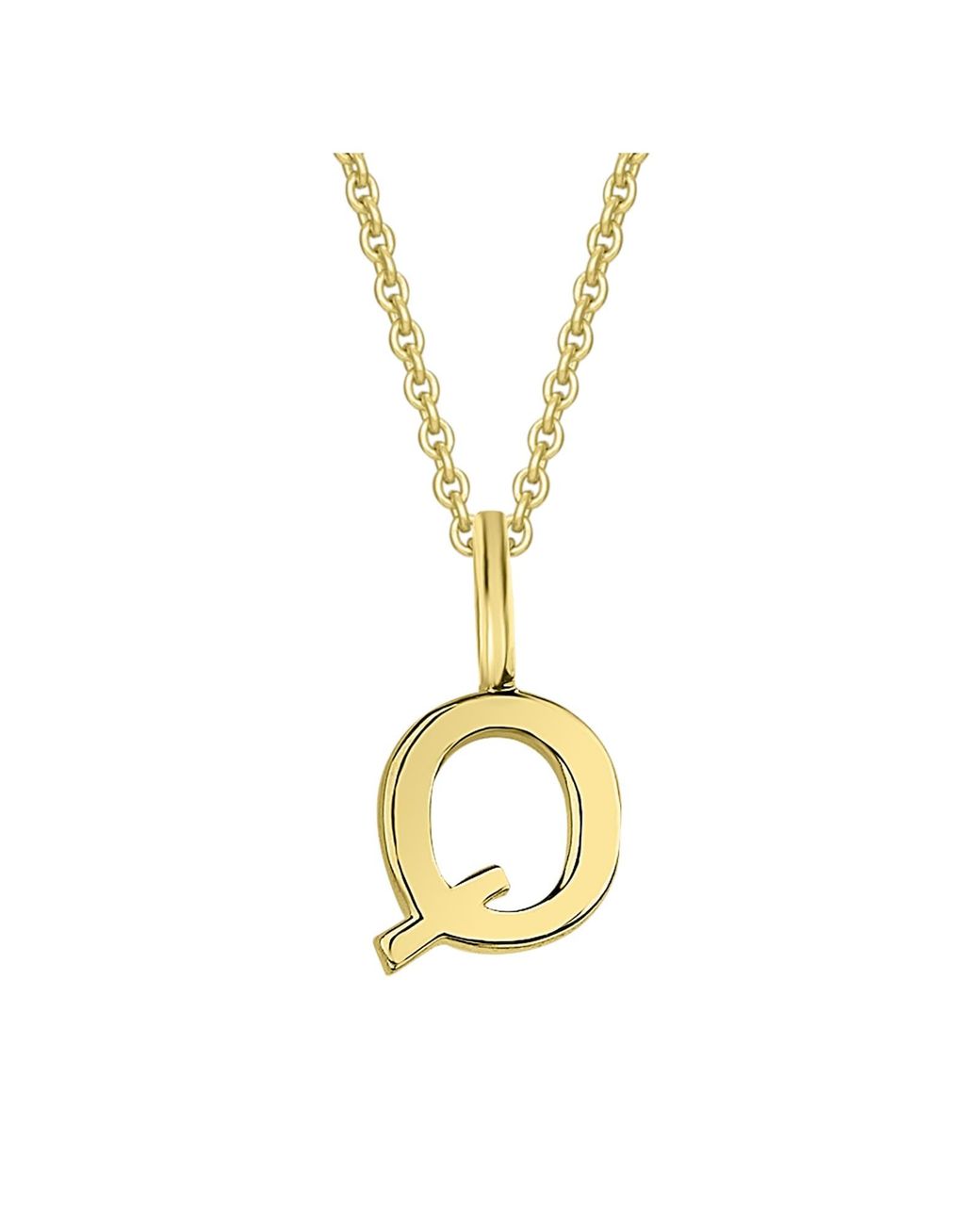 ONE ELEMENT Metallic Anhänger Buchstabe Q