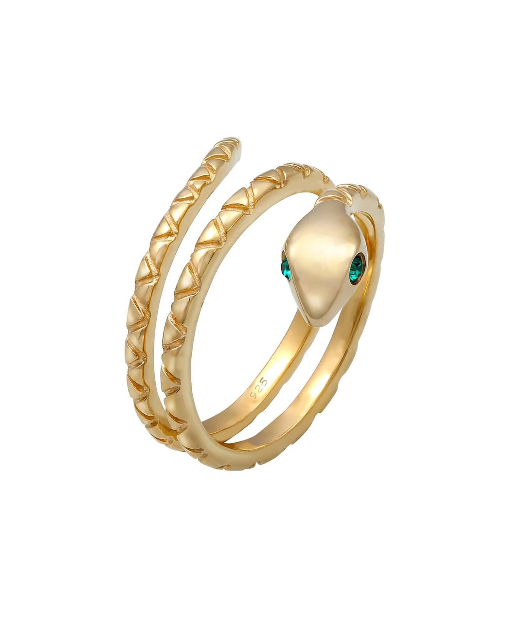 Elli Jewelry Metallic Ring Pinky Snake
