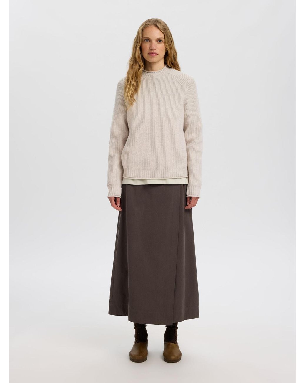 SELECTED Natural Pullover