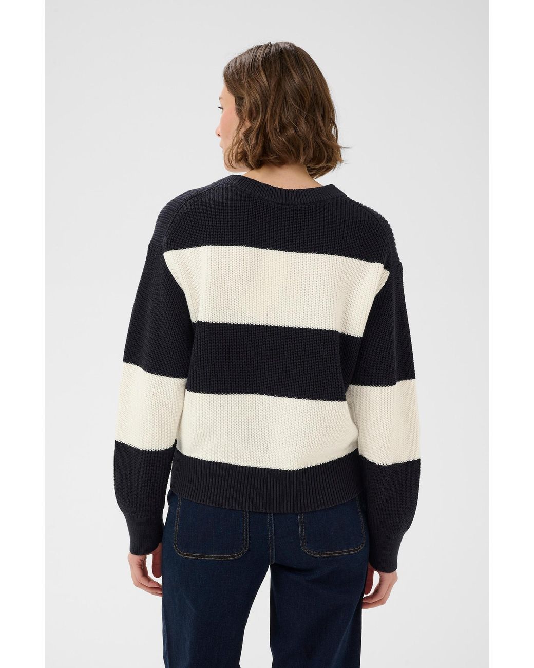 Part Two Blue Pullover Bozenapw