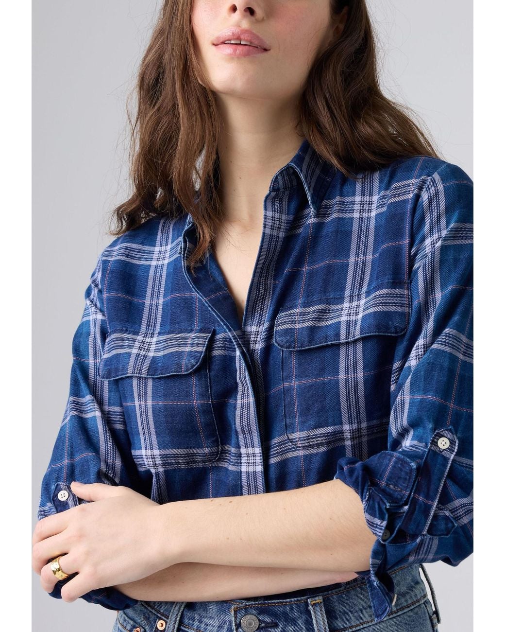 Levi's Blue Levis Bluse
