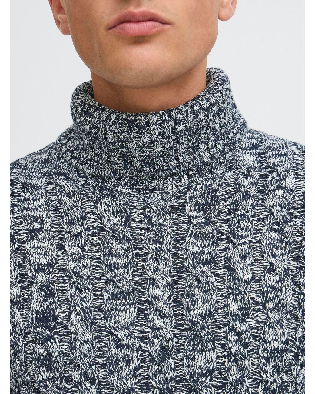 Solid Pullover Sdrino in Blue für Herren