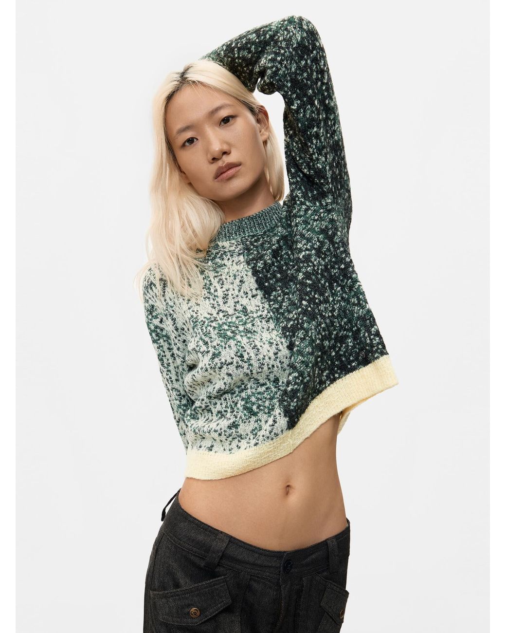 Desigual Green Pullover