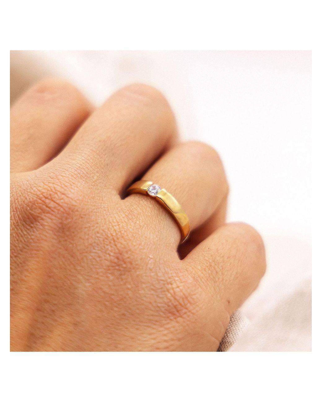 Fascination by Ellen K. Metallic Ring