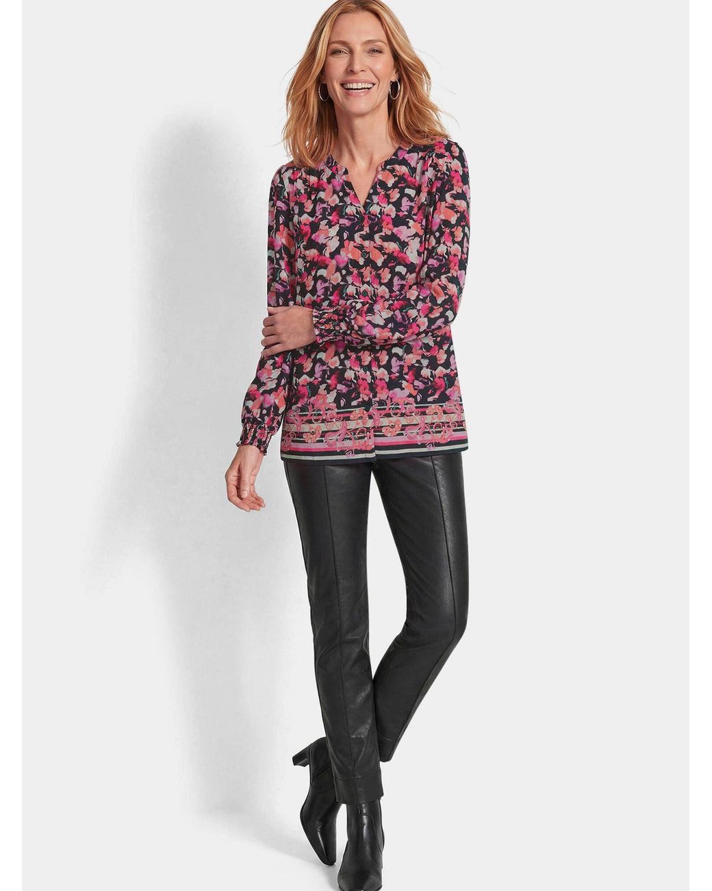 Goldner Red Bluse