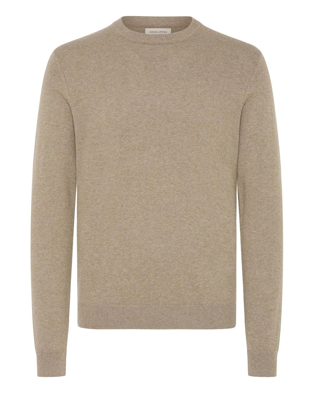 Casual Friday Strickpullover Cfhalfdan in Natural für Herren
