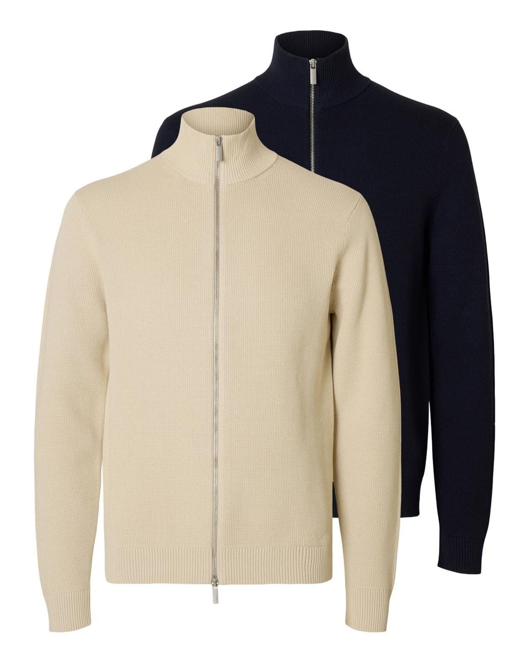 SELECTED Strickjacke Dane in Blue für Herren