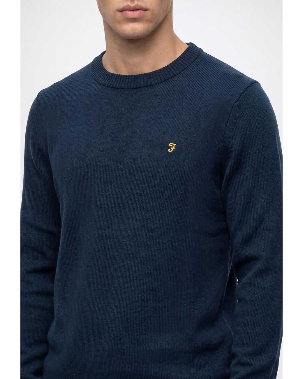 Farah Pullover Maidstone in Blue für Herren