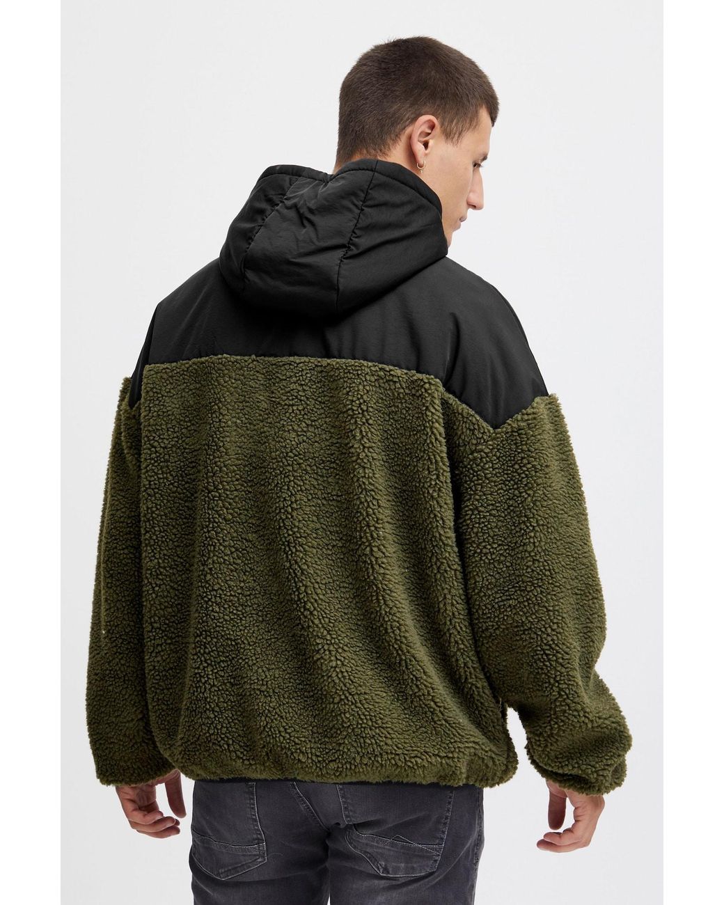 Solid Halfzip Fleecejacke Sdmarco in Green für Herren