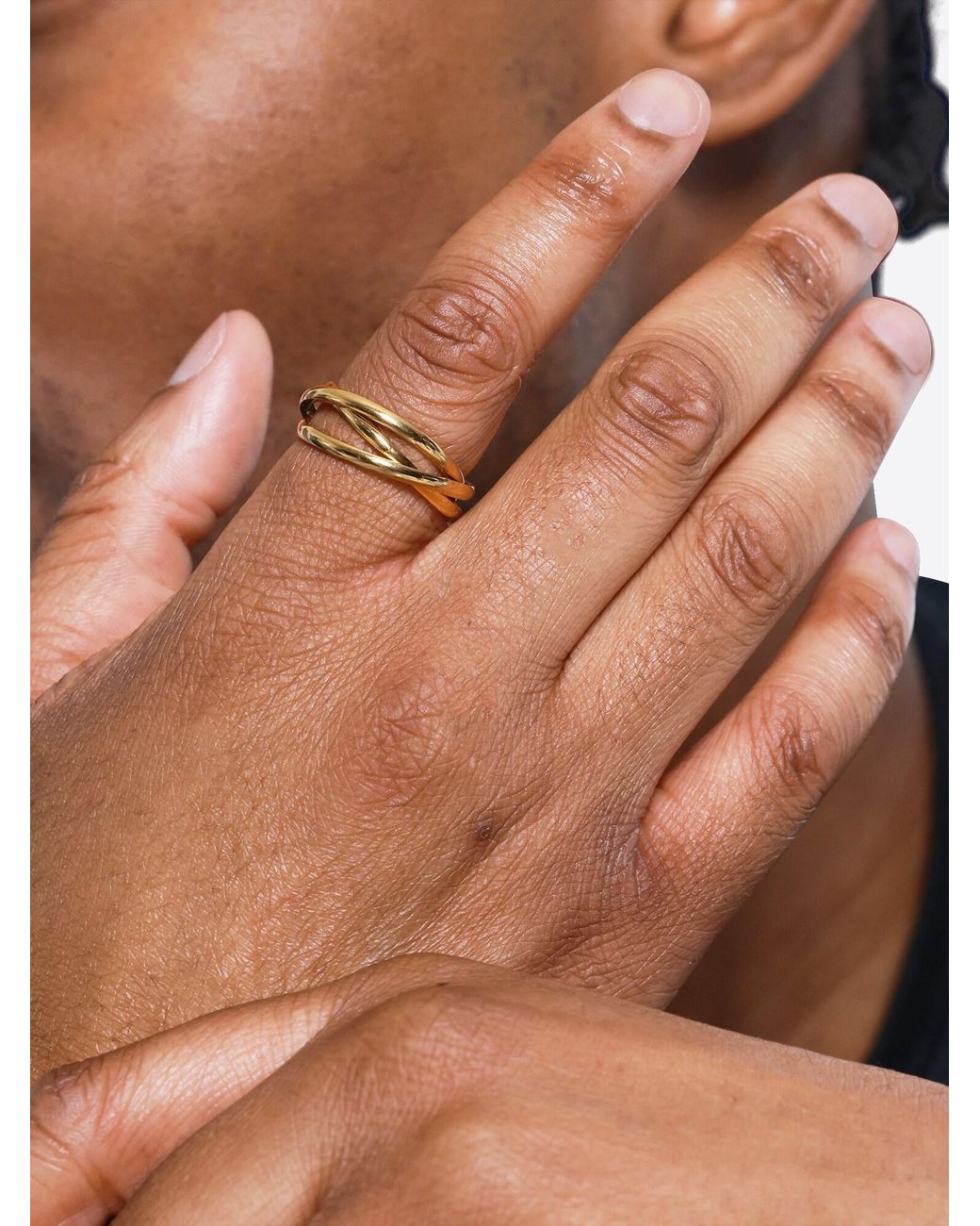 Heideman Ring Loris in Yellow für Herren