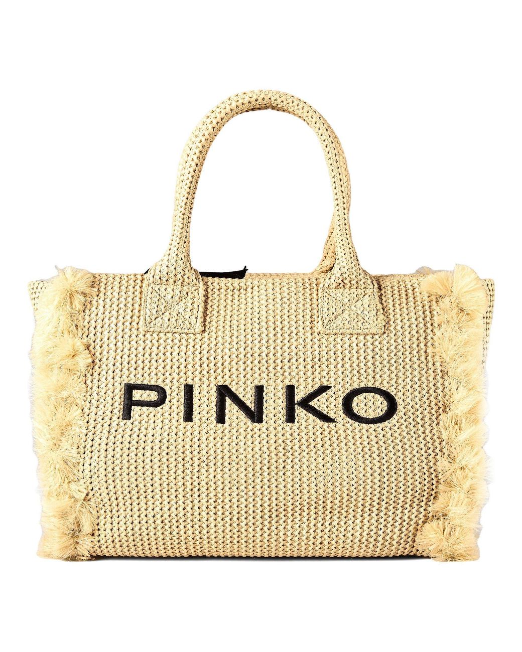 Pinko Metallic Strandtasche
