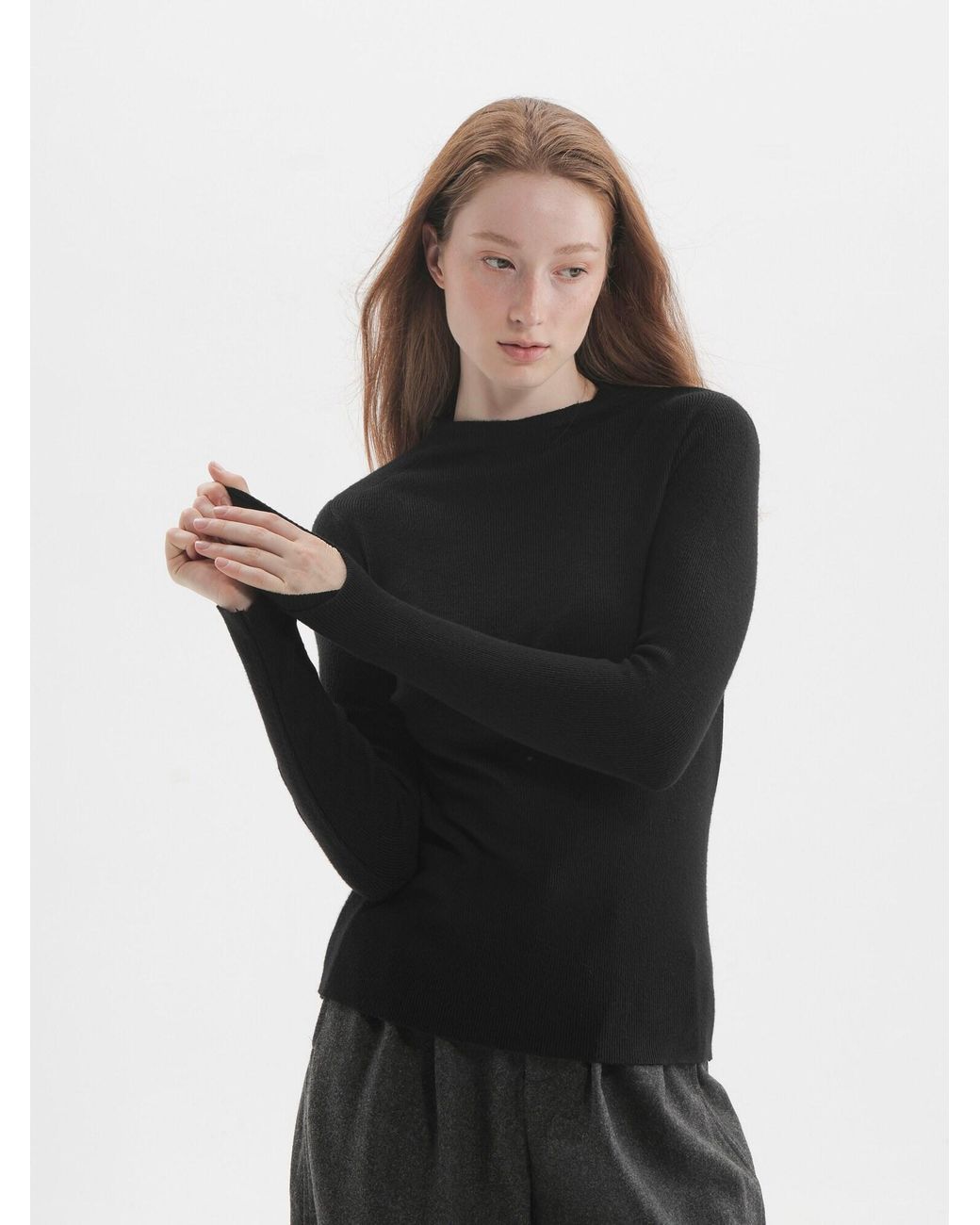 TorWeit Blue Pullover Winter Layer Top
