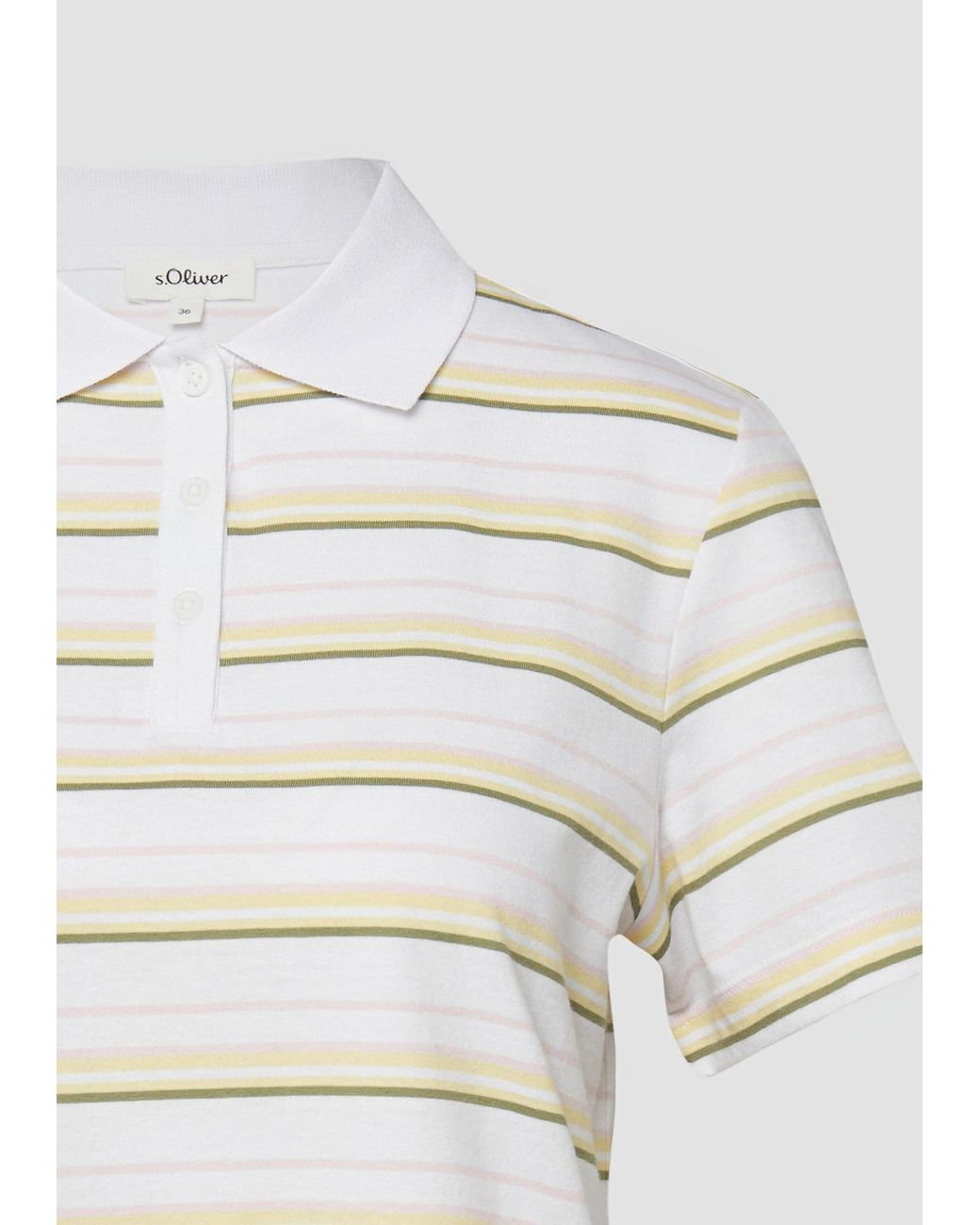 S.oliver White Oliver Poloshirt