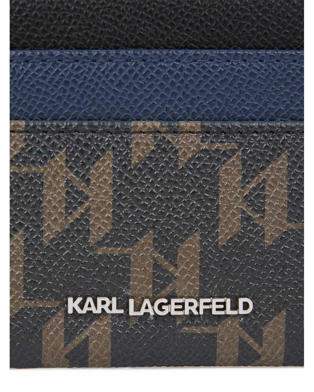 Karl Lagerfeld Etui Monogram in Gray für Herren